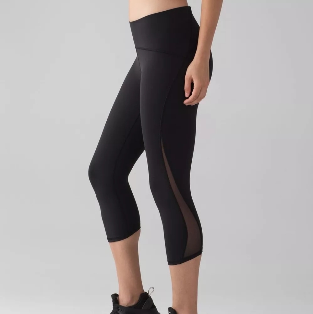 EUC 💎 Lululemon Luxtreme Train Times Crop 19" Size 6